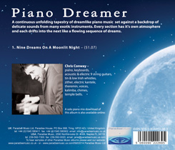 Chris Conway Piano Dreamer back